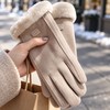 Touchscreen Winter Gloves for Everyday Outdoor Use – Beige Knit