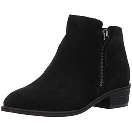 Blondo Women's Liam Waterproof Ankle Boot, Black Suede, 8 M US