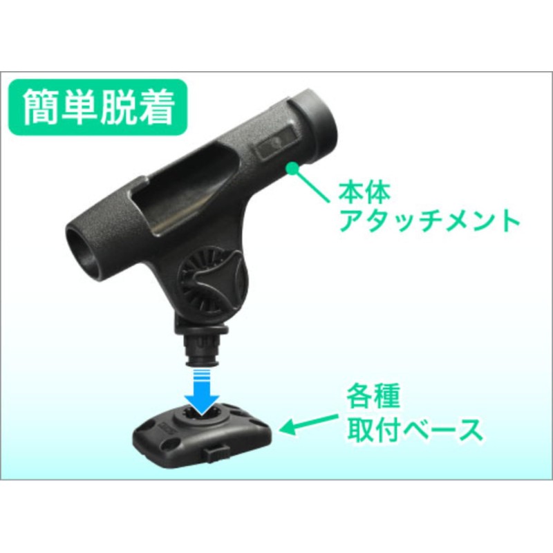 BMO JAPAN 20Z0158 Spinning Rod Holder BM Base Set