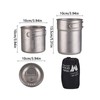 Camping Pot Set | Backpacking Stainless Steel Cookware - Portable