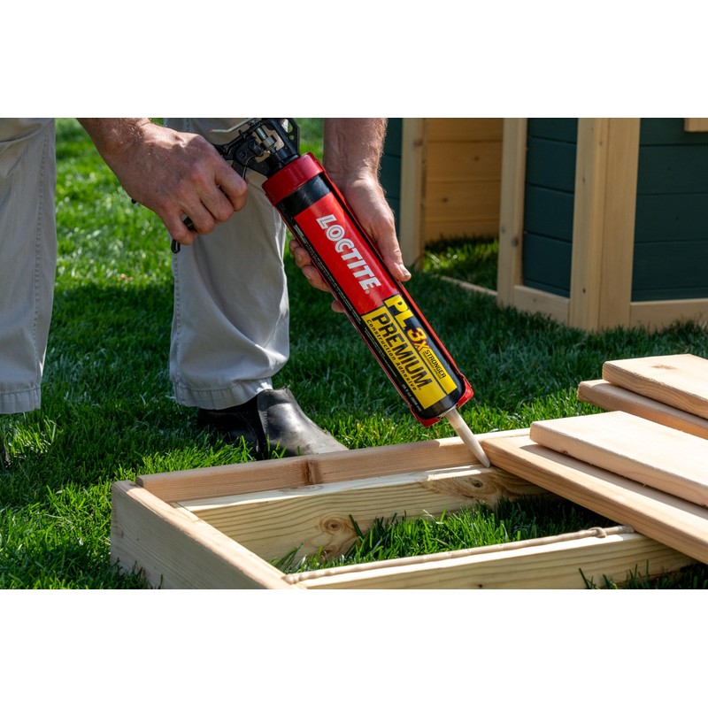 Loctite PL Premium Polyurethane Construction Adhesive, 10 fl oz Cartridge,