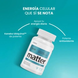 YOU MATTER KYU10 - Suplemento con CoQ10 (Kaneka Ubiquinol), Energía Celular y Bienestar | Bote con 60 Cápsulas