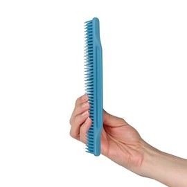 Allegro Combs- NO MÁS ENREDOS NI NUDOS CON NUESTRO PEINE DESENREDANTE DE 3 FILAS: especialmente diseñado para cabello rizado, cabello negro natural y pelucas sintéticas. Nuestro peine de dientes ancho