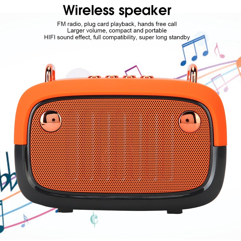 BS32D Wireless Bluetooth Speaker Bass Outdoor Plug Card Convenient Loudspeaker