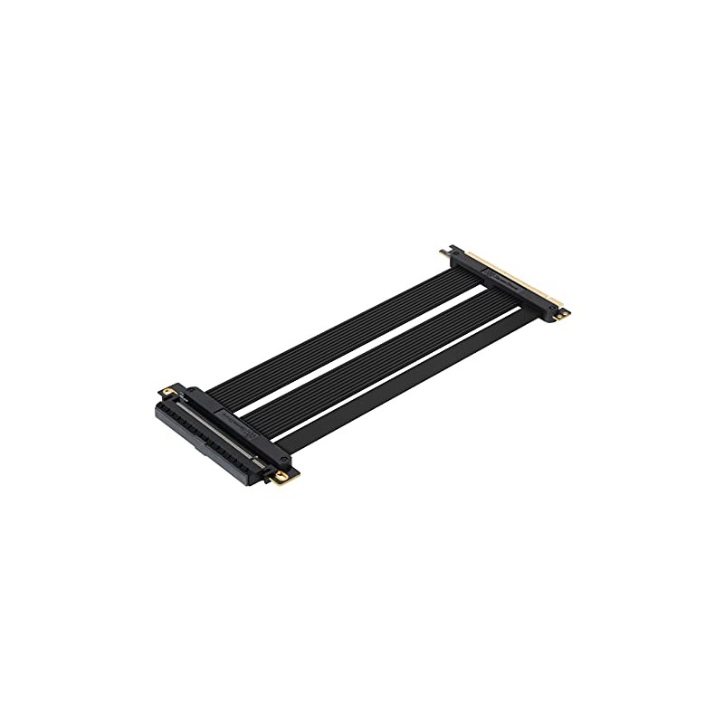 SilverStone Technology RC05 220mm Flexible PCIe 4.0 x16 Riser Cable,
