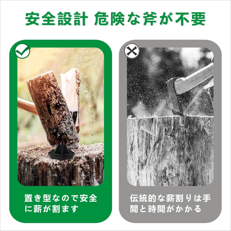 Wood Splitting Crack, Wood Splitting Stand, Firewood Spliter, Storage Bag,