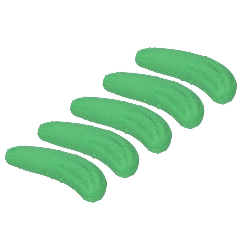 5Pcs Wine Stoppers Silicone Reusable Artificial Cucumber Shape Beverage Bottle