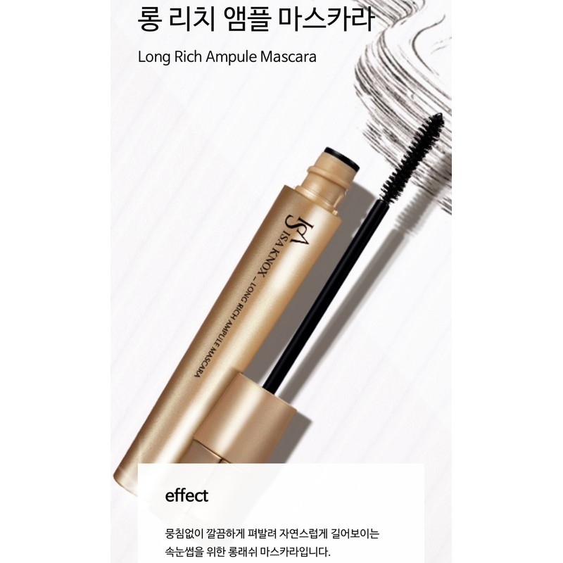 Isa Knox Long Rich Ampoule Mascara 8g + Sooryehan Cleansing