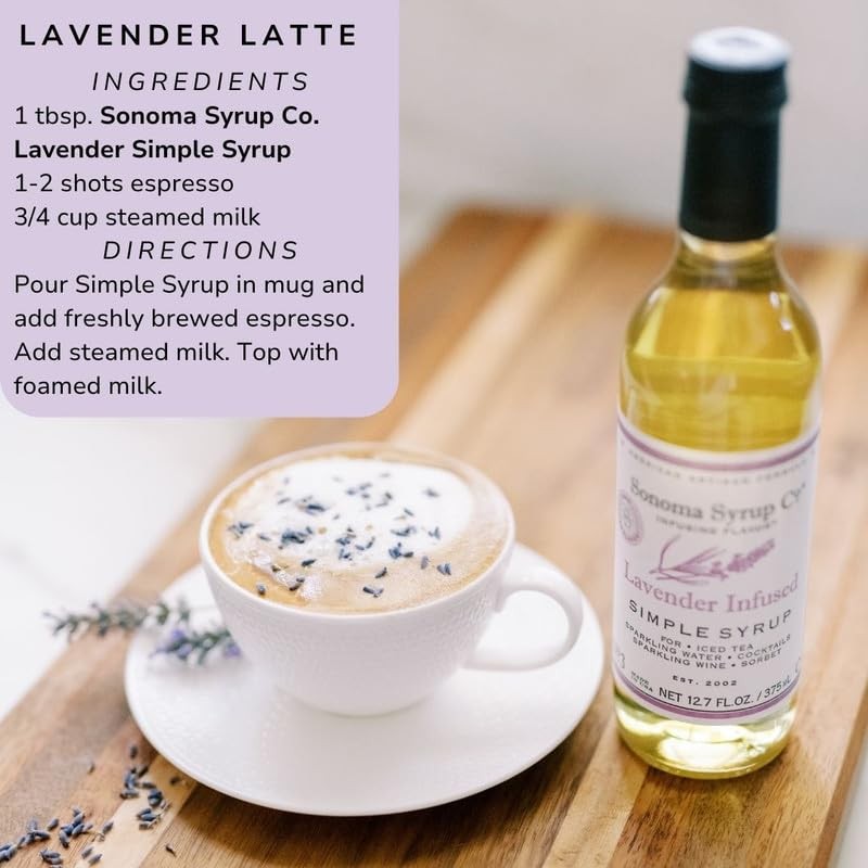 Sonoma Syrup Co. Lavender Infused Simple Syrup 12.7 fl oz