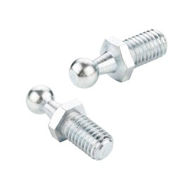 LST 2x ball joint spigot gas lift M10 thread 10 mm ball head DIN71803