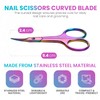 Nail Scissors Curved Cuticle Sharp Multipurpose Beauty & Grooming Shears