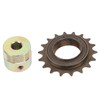 Single Speed Bike Freewheel 18T Threaded Bicycle Freewheel with 13mm