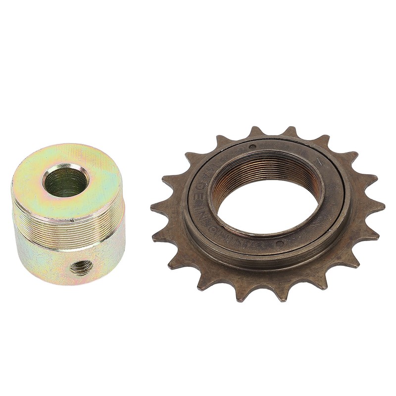 Single Speed Bike Freewheel 18T Threaded Bicycle Freewheel with 13mm