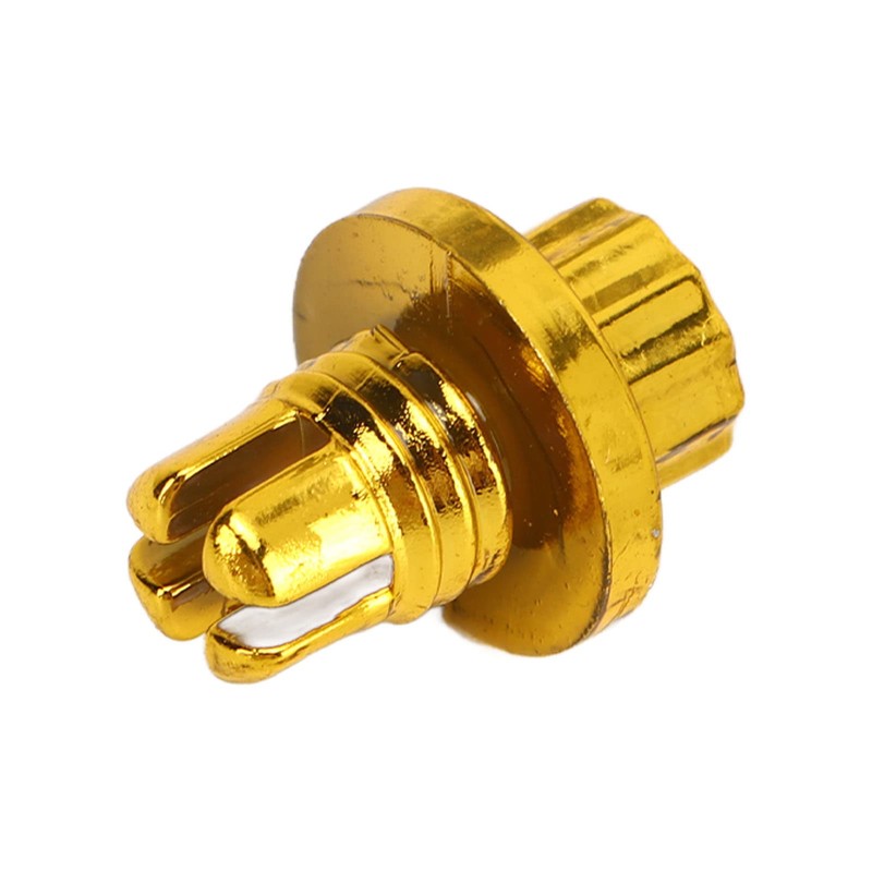 KIMISS Wheel Rivets, Pack of 25 Rim Rivets Gold ABS