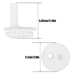 PEUTIER 2pcs Silicone Straw for Owala Kids Water Bottle 12oz 15oz, Flexible Soft Lid Accessories for Toddler Insulation Stainless Steel Tumbler Cup 12oz 15oz, BPA-Free Replacement(White)