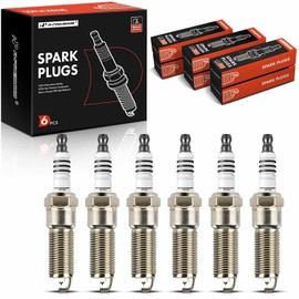 A-Premium Bujías de Iridio Platino Compatibles con Jeep Wrangler y Dodge Grand Caravan, Charger, Avenger, Caravan, Magnum, Stratus y Chrysler Town & Country, 300, Sebring, Voyager, Paquete de 6