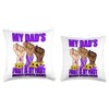 Fight Is My Fight Hidradenitis Suppurativa My Dad's Throw Pillow,