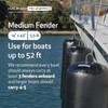 Inflatable Boat Fenders for Boats and Yachts Deflatable for Easy