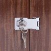 Keyed Locking Hasp, Tiberham Heavy Duty Hasp Staple with Integrated