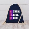 Shirtracer - Gym Bag Backpack - Swim. Bike. Run., 4