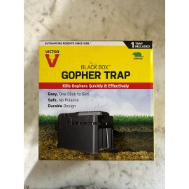 Victor Black Box Gopher Trap 0626 - Easy Set Trap NEW