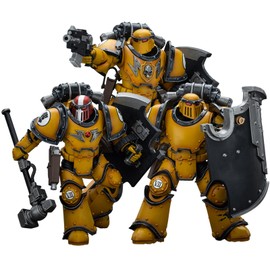 JOYTOY Warhammer 40k Imperial Fists, Imperial Fists Legion Praetor with Power Sword 1/18 Action Figure Model, Dedicated to You who Love Collecting