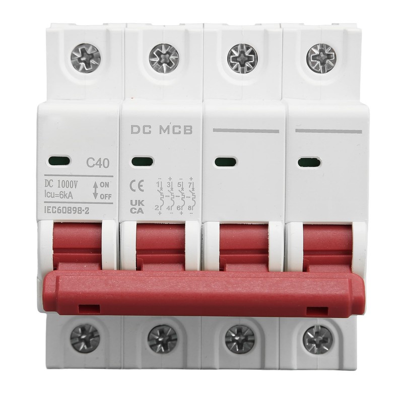 4P DC Circuit Breaker Arc Extinguishing Fast Decoupling Miniature Circuit