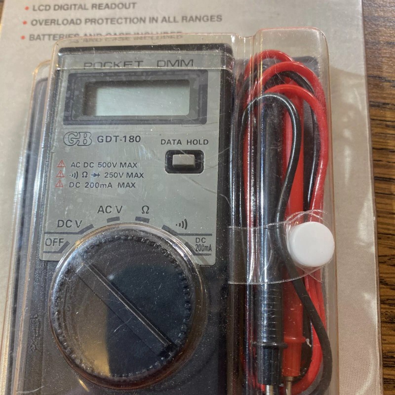 Gardner Bender Multitester Multimeter Digital 500V 5 Function 17 Range