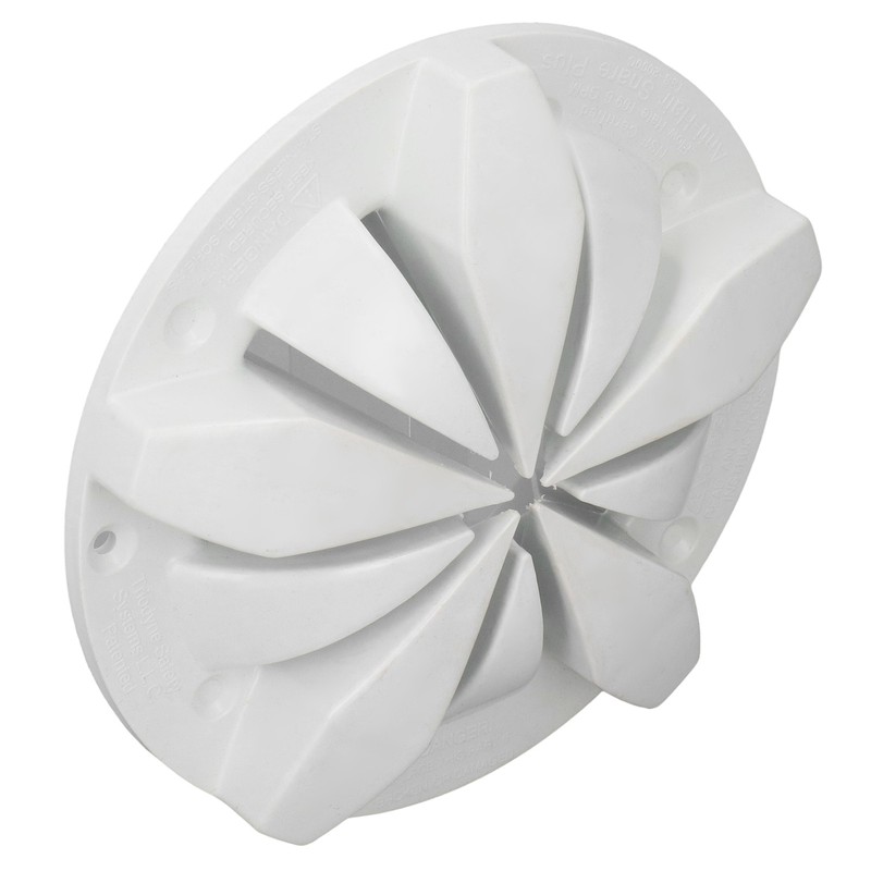 Swimming Pool Main Drain PVC White Round Hot Spring Pool