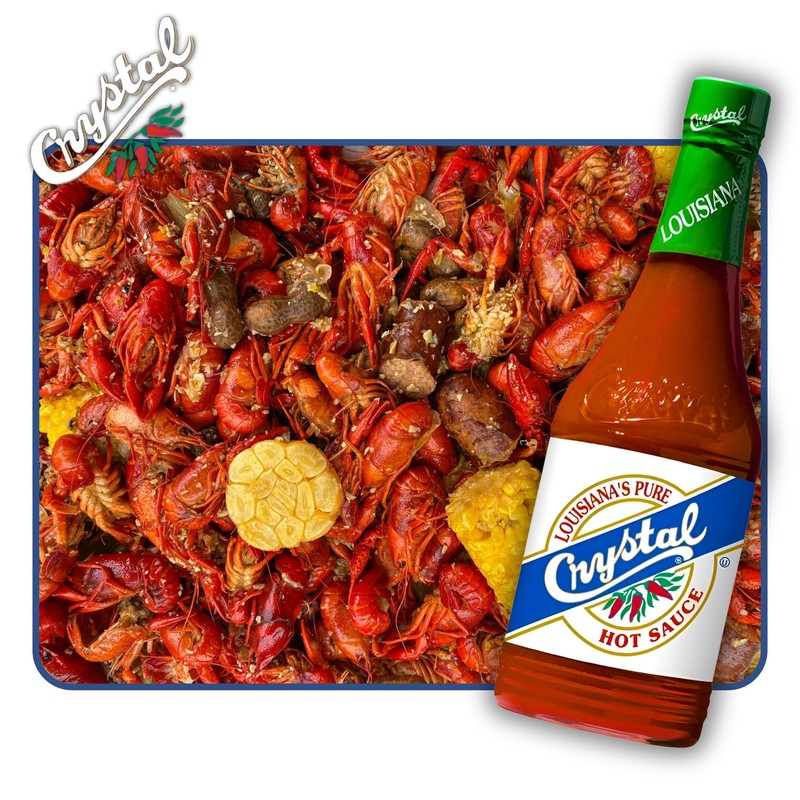 Crystal Hot Sauce 12oz (Pack of 2) - Louisiana's Pure