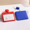 1 Pcs Sliding Horizontal ID Badge Holder with Clear Window