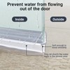 AmazerBath 3PCS Shower Door Bottom Seal for 1/4 Inch Glass