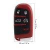 2Red Replacement Smart Remote Key Fob 433MHz for Chrysler 300