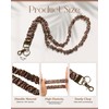 Geyoga Teacher Lanyard Retractable Scrunchie Lanyards for ID Badges Keys