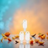 Cauaoa 3 Pcs Travel Bottles with Keychain, 2oz/50ml Bottles, Portable
