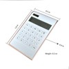 Solar Gold Calculator Standard Function Desktop Calculator LCD 10-Digit Desktop