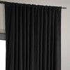 HPD Half Price Drapes Extra Wide Signature Blackout Velvet Curtains