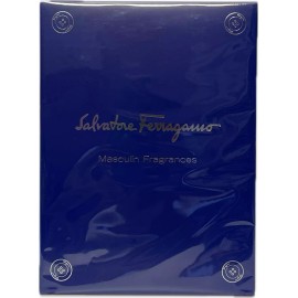 Salvatore Ferragamo 5-piece Mini Set, Eau De Toilette for Men, Made in Italy.