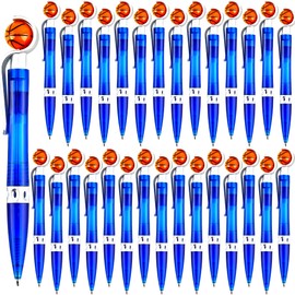 30 PCS Novelty Basketball Pens Sports Retractable Ballpoint Pens Cool Sports Writing Pen Team Presents Pens for Kids School Office Sports Meeting Souvenirs Desk Decor Accessories (Color Set 2)
