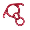 Descender Gear Aluminium Alloy 40KN Pulling Force Ox Horn Shaped
