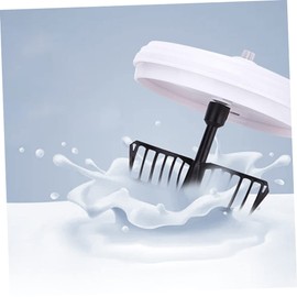 MERRYHAPY Salon Hair Dyeing Bowl Semi-Automatic Mixing Bowl for Stylists Hair Coloring Tool Red