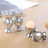 REOVE Egg Cups Set Stainless Steel Soft Boiled Egg Cups