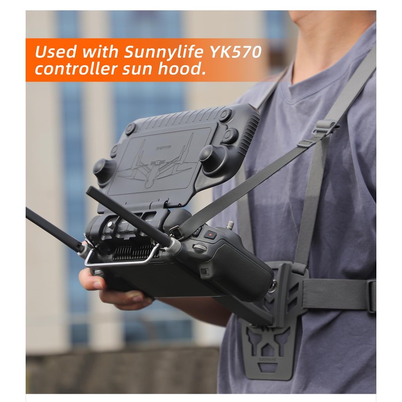 Fututech Ergonomic Mount for DJI RC Plus Adjustable Drone Remote