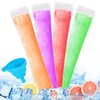 150 Disposable Ice Popsicle Mold Bags Comes With A Funnel,