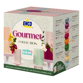 Kit 9 Colores En Gel Enco Edición Especial Gourmet