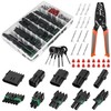 367Pcs 20 Kits Waterproof Automotive Electrical Connectors 1/2/3/4/6 Male&Female Pin