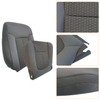 Slakerbe Driver Bottom Cloth Seat Cover, Bottom & Top Back