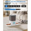 WellToBe Automatic Cat Feeder for 2 Cats, Two Way Splitter