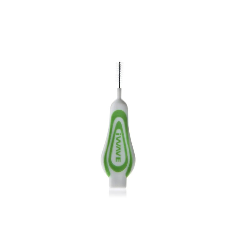 iWave Interdental Brushes Fine Size 0.8 mm Green Pack of
