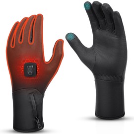 V.Step Windproof Heated Gloves,Touchscreen,Ski Cycling,3 Heat Levels,XL